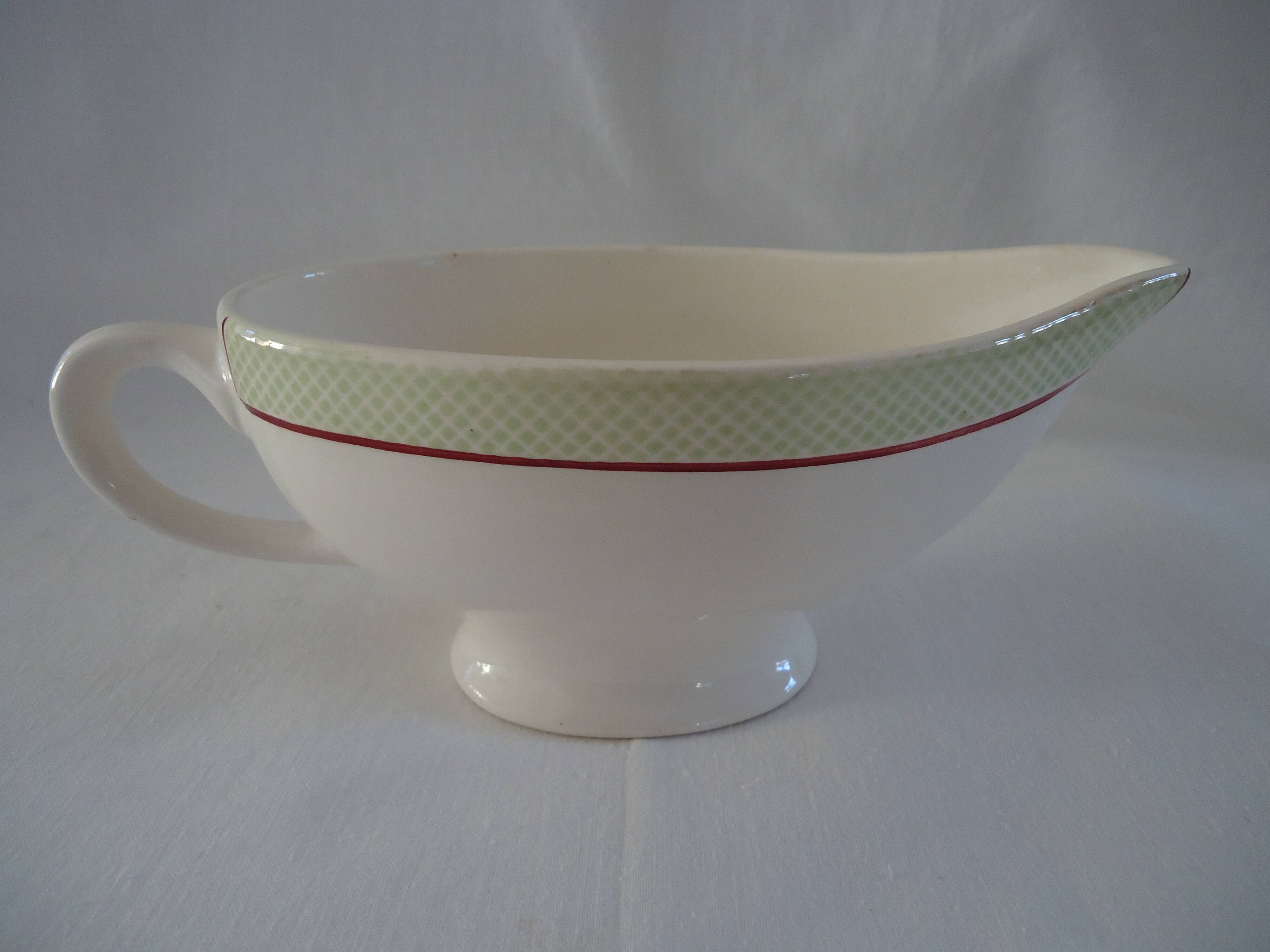 Salins porcelain gravy boat