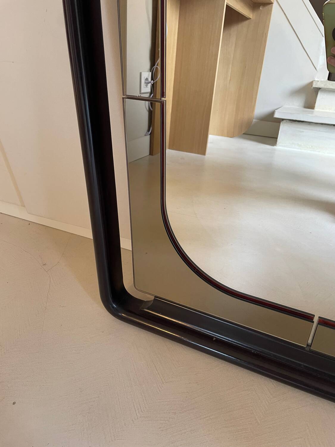 Square mirror, 1970s