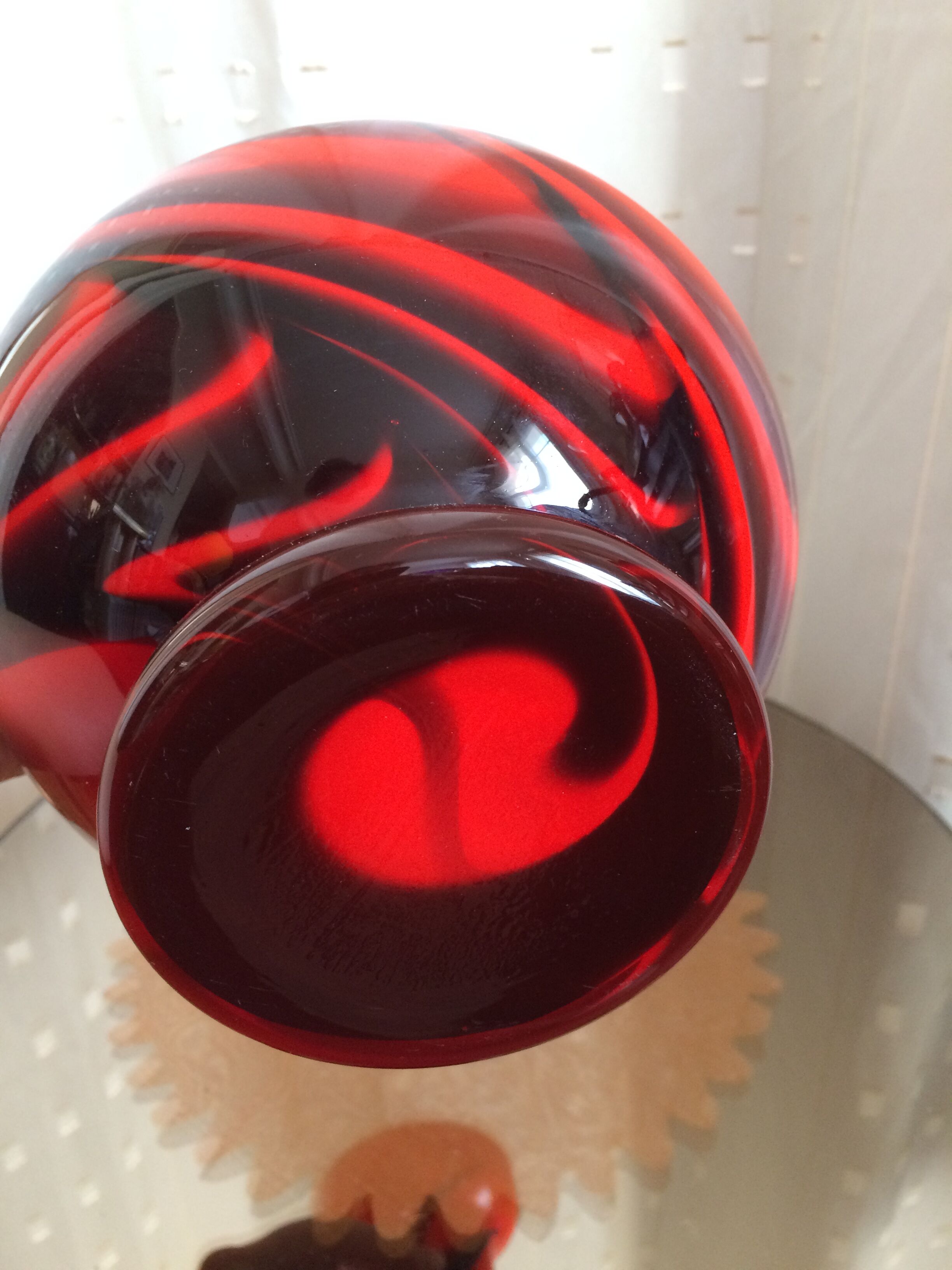 Vintage opaline pitcher Carlo Moretti