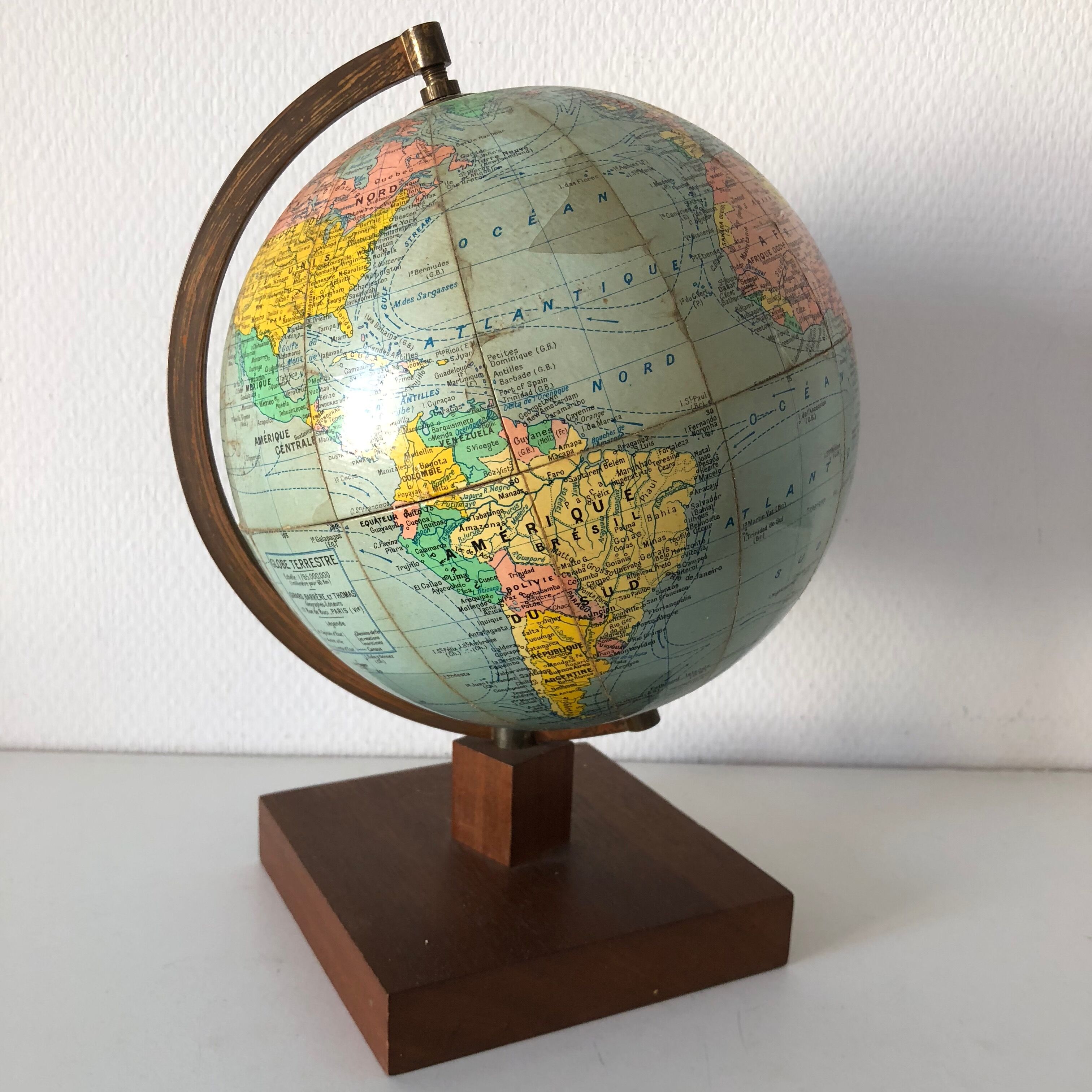 Globe girard, baker and thomas 30 cm vintage 1950