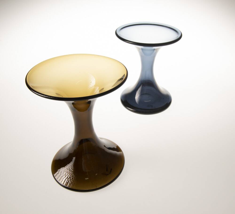 Pair of Havana tulip vases by Holmegaard