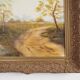 Painting „The Road by the Pond”, Scandinavian design, 1970s