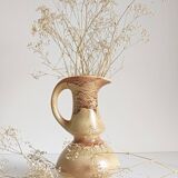 Mid-Century Ceramic Jug Vase by Roberto Rigon for Bertoncello, Signed, 1960s