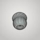 Lampe table champignon murano spirale 1960