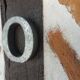 Lettre O en zinc