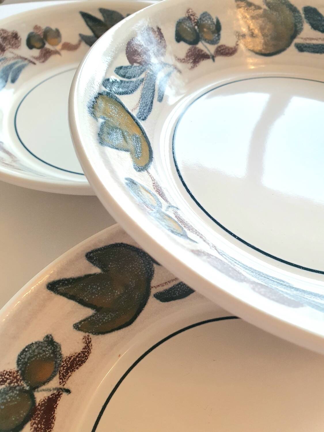 Assiettes creuses en céramique Pornic