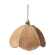 Realectrified rattan flower suspension