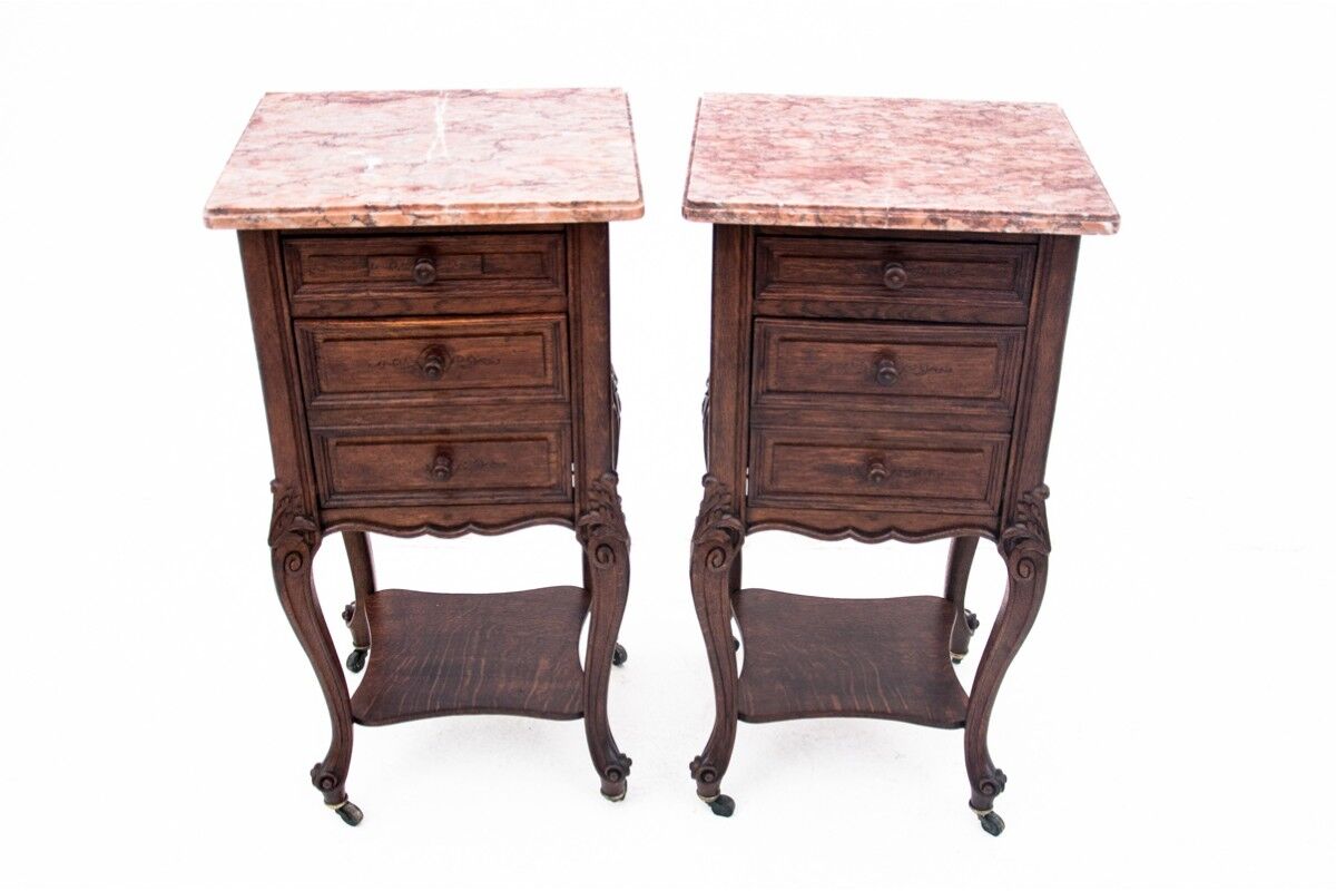 Bedside tables, France, around 1890