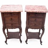 Bedside tables, France, around 1890