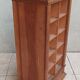 Walnut cabinet stamped BRUN.G.