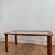 Table basse en bois et verre