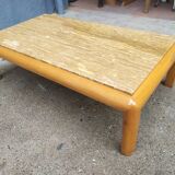 Table basse architonic en travertin