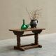Wabi Sabi style side table in solid oak