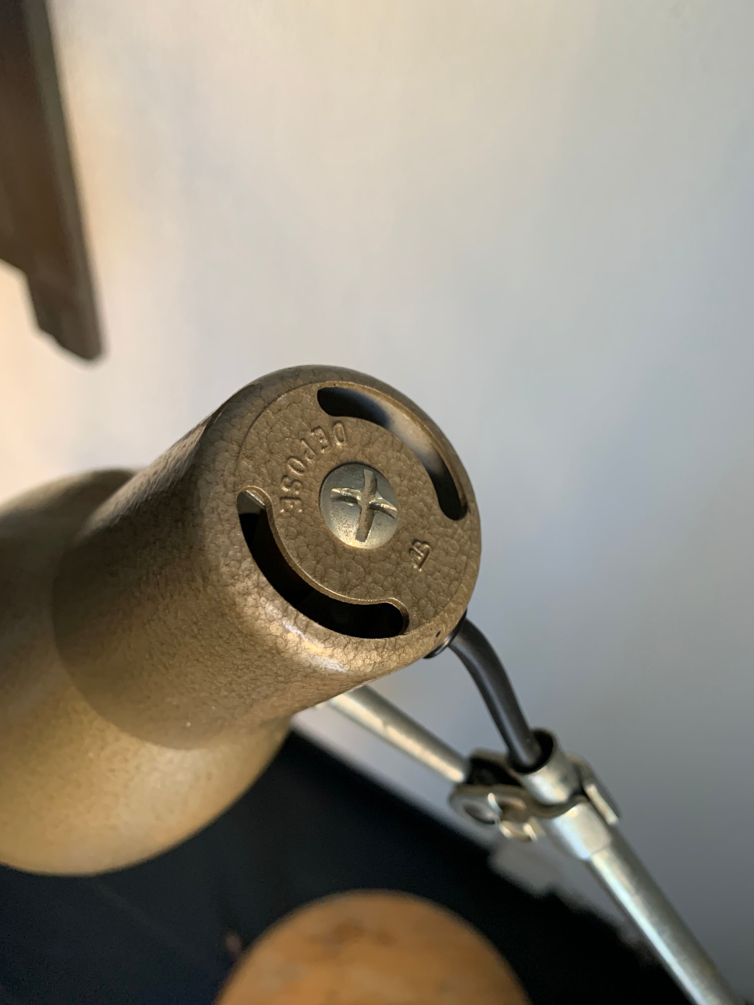 Lamp 1960 industrial Lumina AB champagne - 70 cm