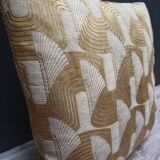 Coussin Art déco jacquard 40x40cm