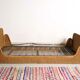 Vintage rattan sofa bed