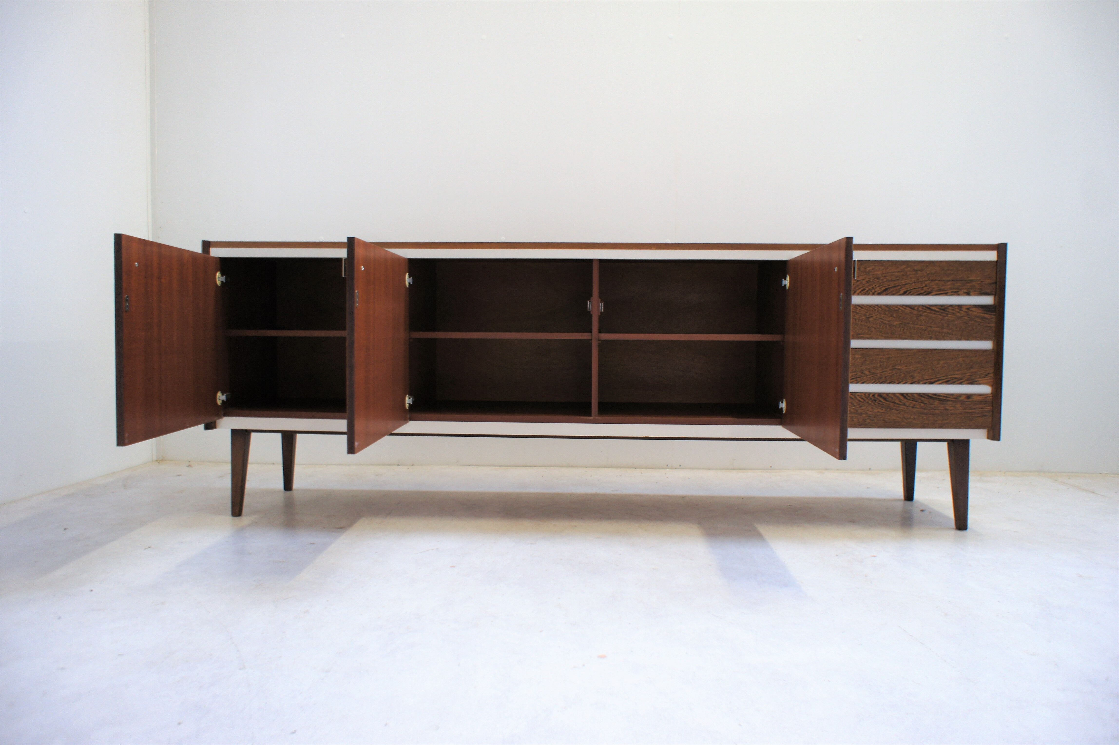 Vintage enfilade in zebrano