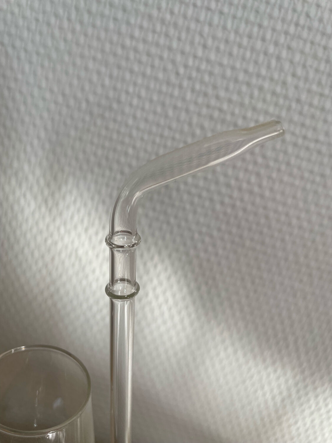 Glass with alcohol pipe