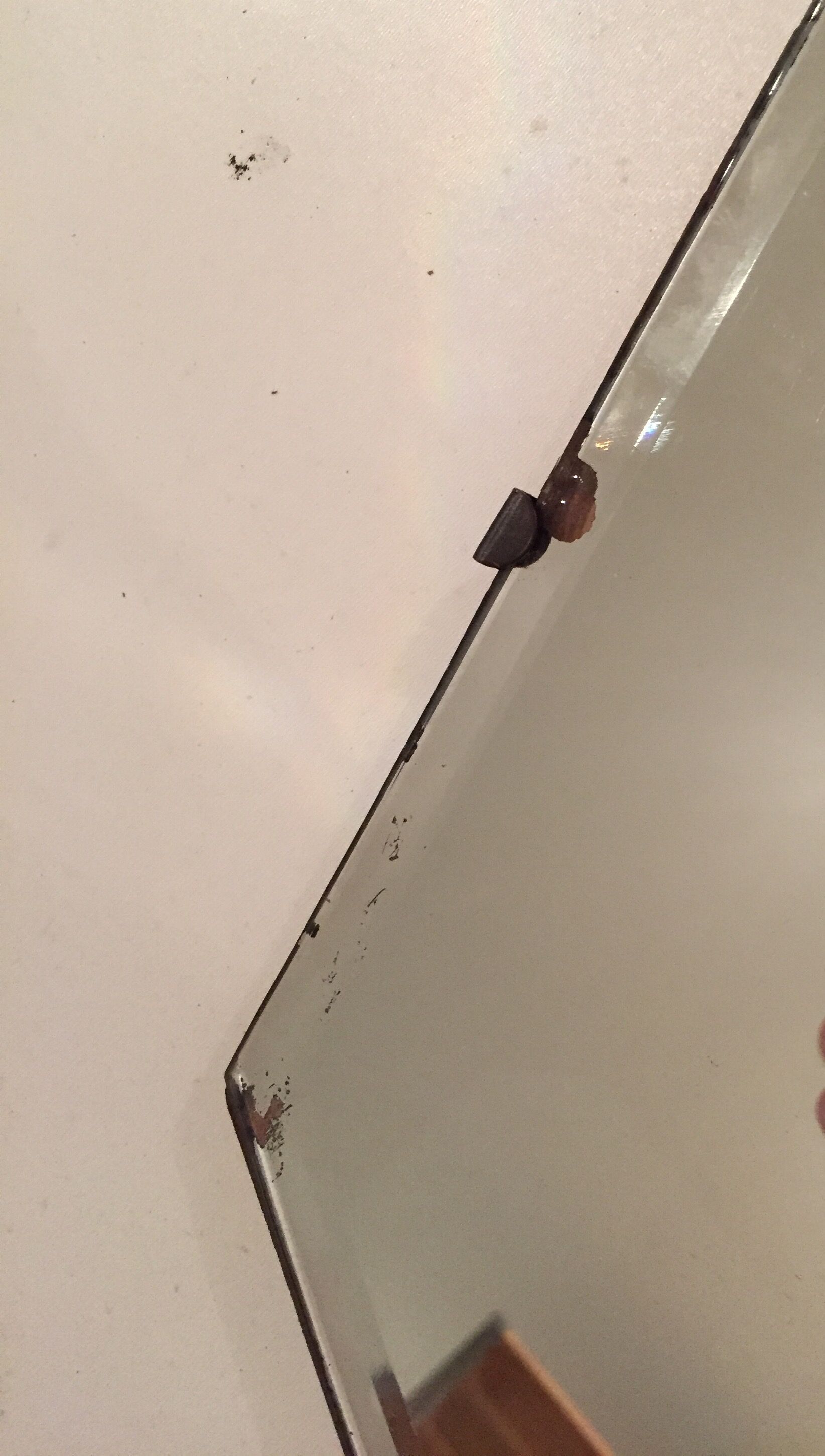 Beveled mirror 50s 38x65cm