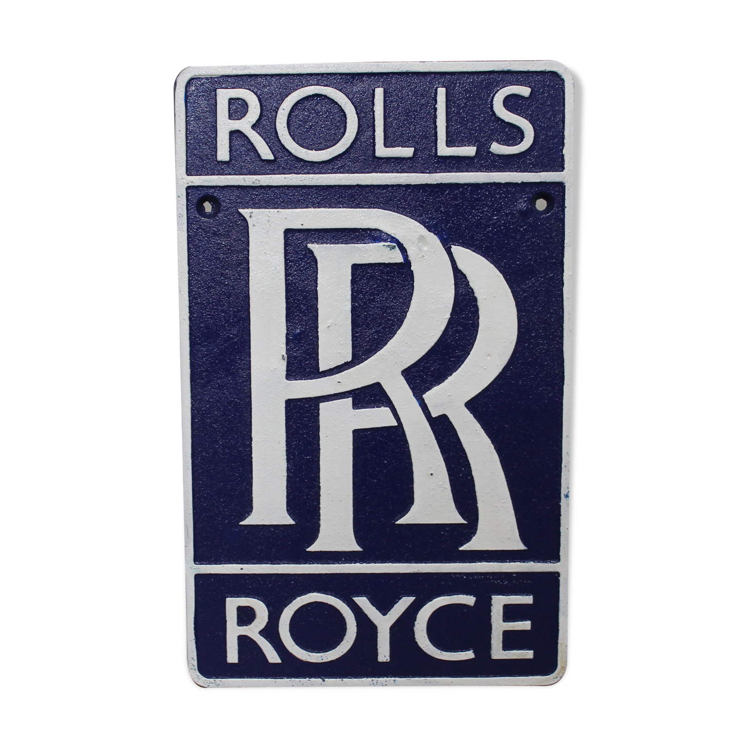 Plaque en fonte - Rolls Royce