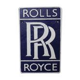 Plaque en fonte - Rolls Royce