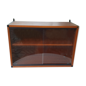 vitrine en acajou 1960