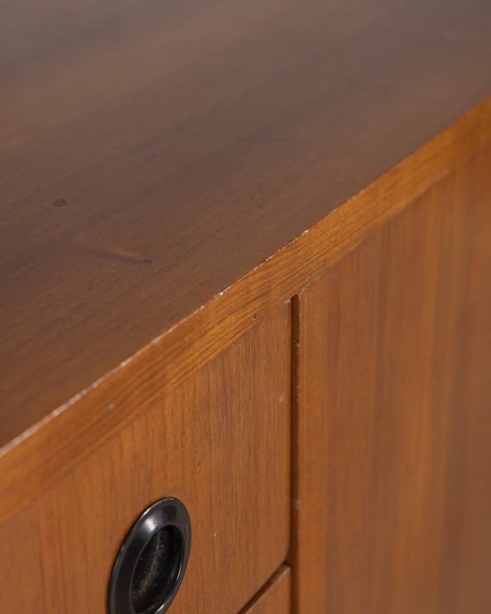 Vintage 1960s teak wood sideboard, italian design