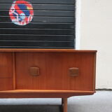 Row of the 1960s teak