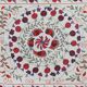 Hand knotted rug, vintage Turkish rug 90x97 cm
