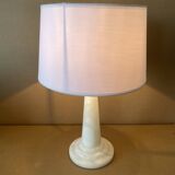 80s alabaster table lamp