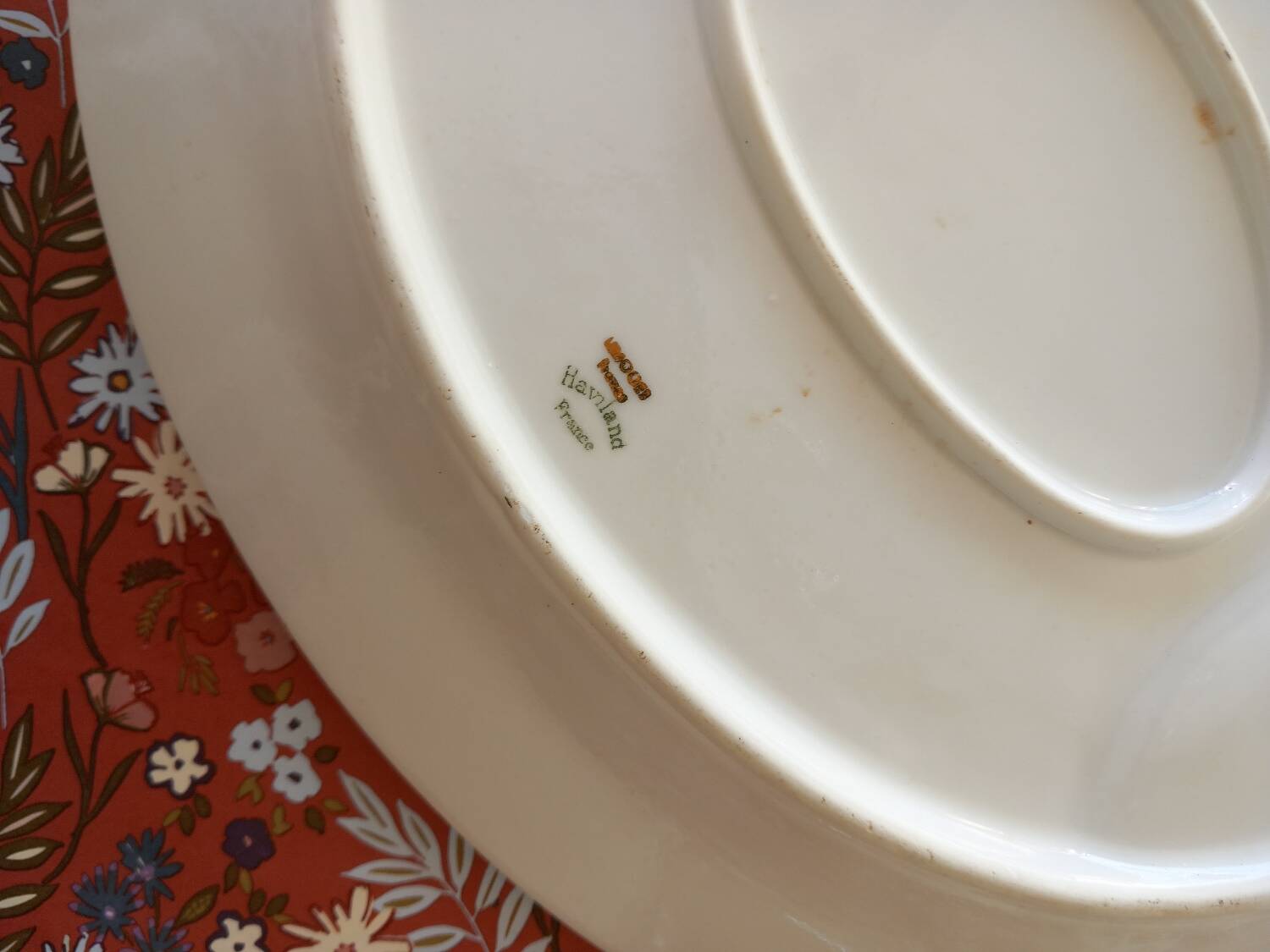 Haviland oval serving dish