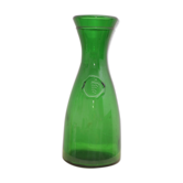 Glass carafe or vase with medallion