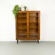 Danish Teak Cabinet with Glass Doors by Carlo Jensen for Hundevad & Co, 1960s