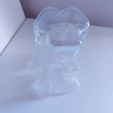 Crumpled Finnish Glass Vase