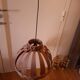 Scandinavian wooden slat suspension