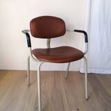 Set of 8 armchairs and chairs 420-44 Strafor-Steelcase
