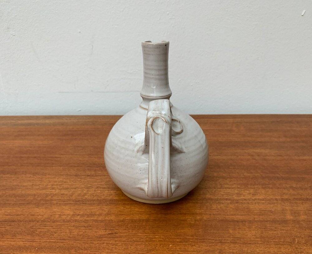 Mid-century Icelandic ceramic carafe by Sigurdar Haukssonar for Handunnid Pottery Iceland, 1960s.