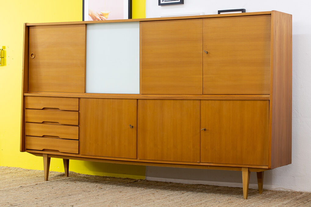 Vintage Scandinavian Enfilade – 235 cm