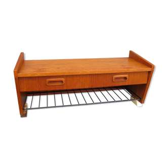 Étagère murale scandinave en teck
