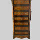 Secretary Napoleon III in rosewood and rosewood Marble top