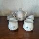 Vintage ceramic coffee set coffee maker with 6 cups