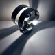 Vintage Table Lamp • Rings • Steel • Space Age • 1970