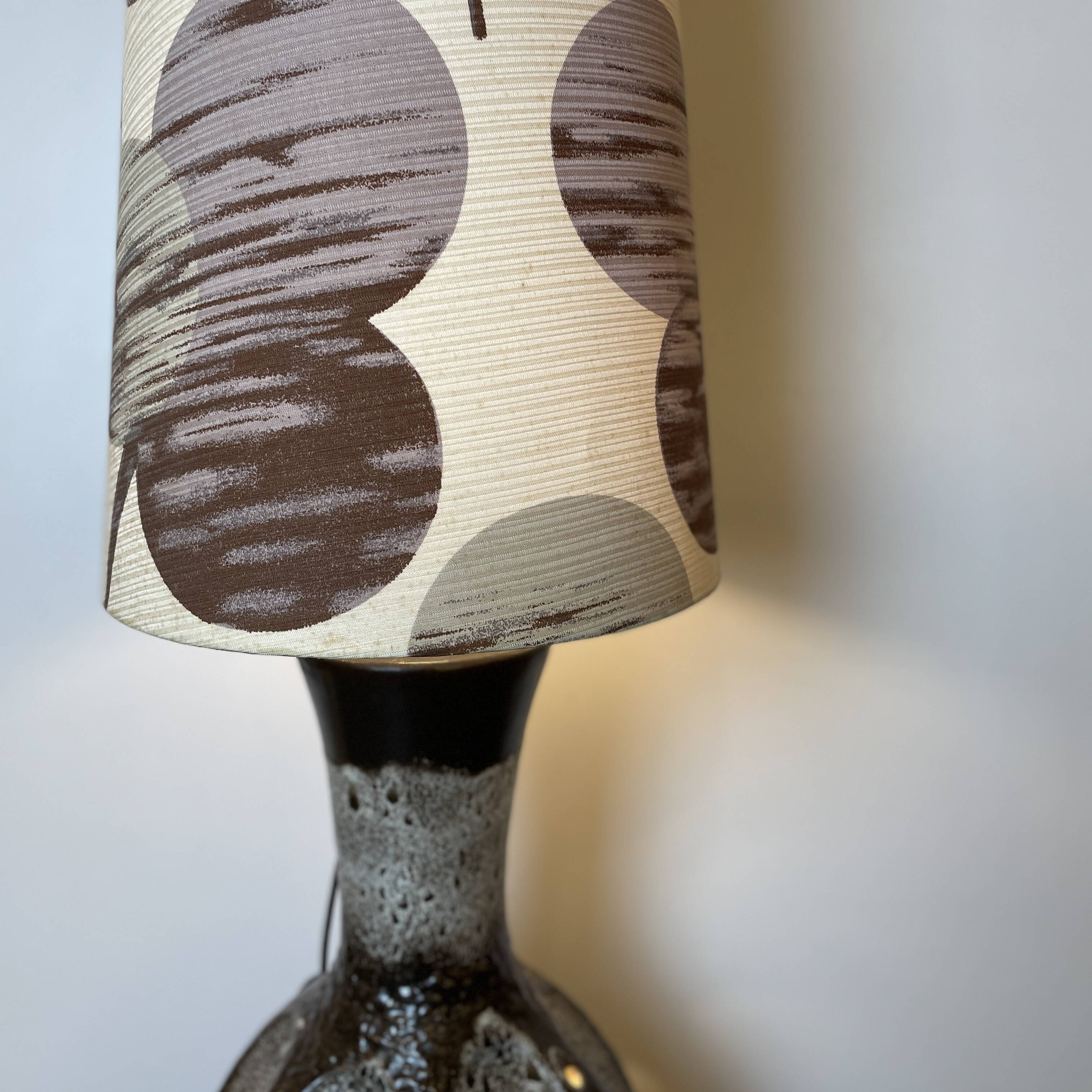German Ceramic Floor Lamp from 1970'