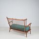 Mid-Century Scandinavian armchair with bars, 1950s