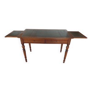 Bureau en bois, plateau - rallonges