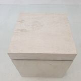 Italian travertine coffee table 1980s
