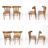 2pcs Chaise de café Chaise de bistrot Mid Century Vintage Café Bistro Streb