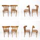2pcs Chaise de café Chaise de bistrot Mid Century Vintage Café Bistro Streb