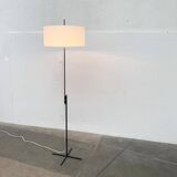 Mid-century German minimalist floor lamp by Kaiser Idell / Kaiser Leuchten, 1960s.