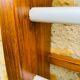 Vintage oak towel rack/wall-mounted bracket, circa 1970s